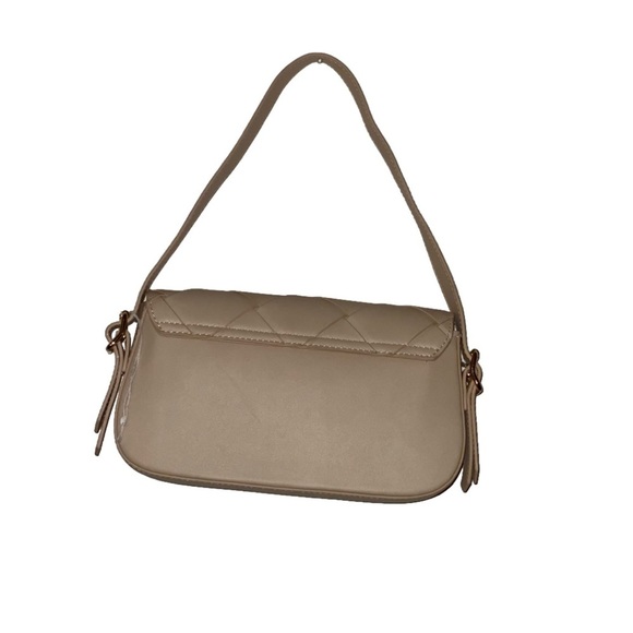 Lulu’s Cute and Casual Light Nude Woven Handbag - Picture 2 of 9